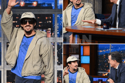 WHEN BAD BUNNY MET COLBERT, LATE-NIGHT TV FELT ALIVE AGAIN — AND POSSIBLY, FOR THE LAST TIME 🎤🔥 The second Bad Bunny stepped onto The Late Show stage, the atmosphere cracked. This wasn’t a celebrity guest segment — it was a cultural flashpoint, electric and unfiltered. Opposite him: Stephen Colbert, late-night’s sharpest satirical blade. What unfolded wasn’t just witty banter — it was a duel of philosophies, a meeting between polished intellect and raw, lived truth. They clashed. They connected. They listened. And then, mid-conversation, Bunny dropped the line that froze the room: “Stay true. Sing what you live.” Not a lyric. A manifesto. And with CBS rumored to pull the plug on The Late Show next year, this moment didn’t feel like television — it felt like rebellion in real time. Could this be the night that saved late-night? Or its final, defiant roar? 👇 Watch the moment. Feel the shift. Decide for yourself.