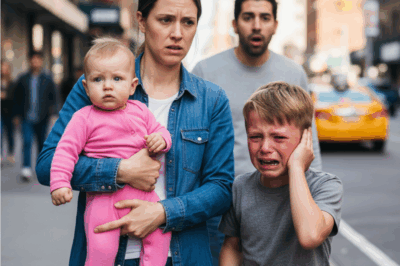 CH1 A humble mother helps a crying little boy while holding her son, unaware that his millionaire father was watching.