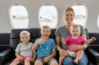 CH1 Millionaire Scorns Struggling Mother of Three in Business Class Until Pilot’s Heartwarming Intervention