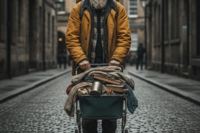 CH1 A homeless man with a baby carriage stopped the wedding limousine, and no one could have imagined what he called the bride.