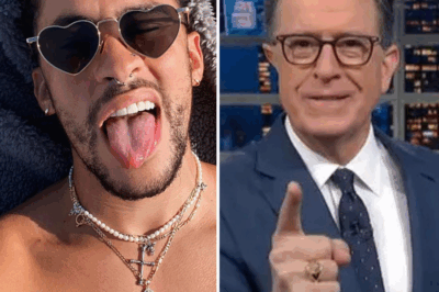 STEPHEN COLBERT & BAD BUNNY JUST BLEW UP THE INTERNET — AND CBS NEVER SAW IT COMING What happens when the wittiest satirist in America collides with Latin music’s wildest force? A cultural explosion — and proof that genuine TV spark is still alive. Colbert and Bad Bunny didn’t merely swap punchlines; they exchanged entire perspectives. With CBS set to retire The Late Show next year, this episode played out like live defiance. And when Bunny declared, “Stay real. Sing what you live,” it wasn’t just a lyric — it was a battle cry.