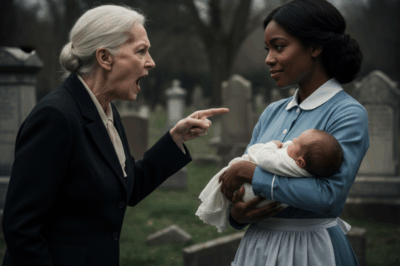 CH1 A Wealthy Woman Visits Her Son’s Grave and Finds a Tearful Waitress Holding a Baby — What She Discovered Changed Everything