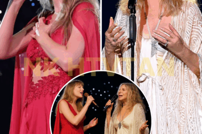“BARBRA SAID TWO WORDS. TAYLOR WALKED OUT. AND WHAT HAPPENED NEXT SET THE INDUSTRY ON FIRE 🎤⚡” No promo. No warning. Just silence… then a spark. Barbra Streisand looked straight ahead and said, “Enough is enough.” Before the crowd could process it, Taylor Swift stepped onstage beside her — calm, defiant, electric. Together, they performed a brand-new anthem that felt less like a song and more like a statement. No smiles. No apologies. Just power. When the screen flashed five haunting words — “You know what this is about” — the room erupted. Now, insiders are whispering about a secret EP, union backing, and a message that goes way beyond music. So what’s really going on behind that moment? 👇