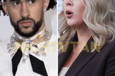 “TWELVE WORDS. ONE LEGEND. TOTAL SILENCE.” — BAD BUNNY JUST GAVE KAROLINE LEAVITT THE MOST HUMBLING LESSON ON LIVE TV 🔥🎙️ The attack came fast — sharp insults, loud laughter, and a setup designed to corner him. But Bad Bunny didn’t blink. He stood there, calm and unshaken, before delivering twelve words that hit harder than any headline. The laughter stopped. The air shifted. And the moment the clip hit the internet, it exploded. Millions are replaying it, searching for meaning in every pause and syllable. 👇 What did Bad Bunny say — and why are people calling it the most powerful comeback of his career?