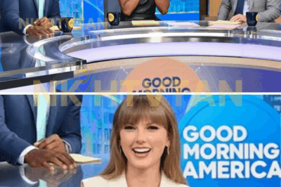 TAYLOR SWIFT HELD IT UP — AND THE STUDIO WENT SILENT. WHAT WAS IN HER HAND HAD EVERYONE TALKING 💬💔 It was supposed to be a simple announcement. But when Taylor Swift appeared on Good Morning America and revealed one unexpected item, everything changed. The hosts froze. The audience gasped. And the Swiftie world still doesn’t know exactly what to believe. A photo. A smile. One cryptic line — and now, theories are spinning out of control. 👇 Is this the start of something personal… or a new chapter fans never saw coming?