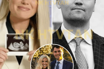 “OUR LITTLE ANGEL WILL NEVER KNOW HIS ARMS” — ERIKA KIRK ANNOUNCES HEARTBREAKING PREGNANCY AFTER CHARLIE’S DEATH 💔🕊️  In a tearful update that shook a grieving nation, Erika Kirk revealed she is expecting her third child — a baby conceived just weeks before Charlie’s tragic passing. “It’s a gift wrapped in grief,” she said. “This little one will never hear his laugh or ride on his shoulders — and that breaks me.” As she cradles a new life, Erika also carries a legacy: of love, of resilience, and of a father whose voice will live on in lullabies and memories.  🔗👇 full announcement, emotional video clip, and how Erika plans to raise their baby in Charlie’s light