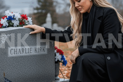 ERIKA KIRK STOOD ALONE — THEN THE GRAVE SPOKE BACK 💔🌌  Erika Kirk didn’t bring flowers. She brought fire. The moment she reached her husband’s grave, something in her changed — and what came out wasn’t rehearsed. It was raw. It was rage wrapped in heartbreak. “I stayed silent too long,” she whispered… and then, the floodgates opened. What was she hiding? Why does she believe Charlie didn’t just “die,” but was taken? And why has she chosen this moment — this place — to finally speak out? Every word she said is now echoing across the country, and the silence that once surrounded his death has officially been shattered. But who’s really listening?  🔵 video clip and full written confession are in the comments — it’s heavier than anyone expected.