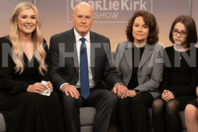 ERIKA KIRK’S VOICE SHOOK AS SHE FACED THE CAMERA — CHARLIE’S FAMILY WAS RIGHT THERE WITH HER 🕊️💬  No one watching expected this. The studio lights dimmed as Erika Kirk sat beside Charlie’s mother, father, and younger sister — the four of them together for the first time since everything changed. Why now? What have they stayed quiet about all this time? Erika’s words weren’t polished — they were personal. She spoke of nights filled with prayer, of questions that still haunt them, and of strength found only through family. And then, she said it: tonight’s show would share the truth — something they’ve never had the strength to say out loud… until now.  🔵 👇 full episode and the family’s words are in the comments — this one goes deeper than anyone expected.