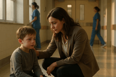 (CH1) I was walking past the oncology ward at the hospital after picking up some paperwork. That’s when I noticed a small boy, sitting on the cold floor, sobbing.