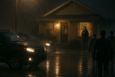 (Ch1) A girl pays an old man for groceries – a few hours later, 3 black SUVs pull up to her house