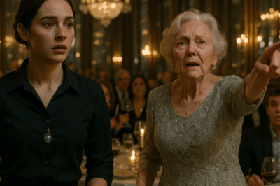 (CH1) Billionaire Grandma Sees a Poor Waitress Wearing a Family Heirloom—Instantly Cries…
