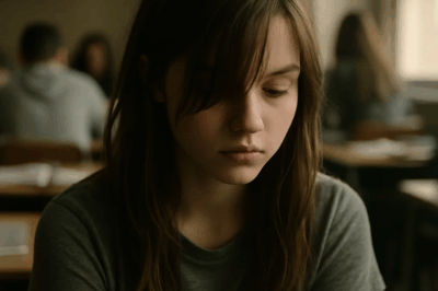 (CH1) She never spoke in class — just sat quietly in the back, eyes lowered, notebook always closed. Teachers thought she didn’t care. But one unexpected moment revealed the truth, and the silent student ended up teaching everyone a lesson they’d never forget.