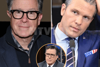COLBERT UNHINGED: “FIVE-STAR DOUCHE?” — Stephen Colbert Publicly Dismantles Pete Hegseth in Brutal On-Air Beatdown That Left the Room Gasping 😳🔥 Nobody was ready for this — not even Pete Hegseth. What began as a casual monologue on The Late Show turned into a full-scale televised evisceration, with Stephen Colbert dropping one of the most brutal, surgical takedowns in late-night history. He didn’t just roast. He dismantled. “Pete Hegseth is what happens when a polo shirt Googles ‘how to be alpha’ — and still gets it wrong.” The crowd erupted. But then came the follow-up: Colbert paused. Looked dead into the camera. And dropped a line so personal, so cold, that the laughter died mid-applause. Staffers behind the scenes reportedly froze. One audience member whispered: “Did he really just say that?” He did. And he meant it. Social media went nuclear. Clips are flying. Edits are looping. And Hegseth? Now trending… for all the wrong reasons. 👇 Watch the moment Colbert stopped joking. 👇 Hear the line that turned comedy into a kill shot.