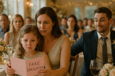 (Ch1) At The Family Wedding, My 8-Year-Old’S Card Said: Fake Daughter. “Well, It’S True,” My Brother Said…