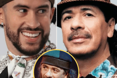 🎸**“DON’T TWIST MY WORDS”** — Carlos Santana Shuts Down Viral Rumors About Bad Bunny and the Super Bowl 🎤🚫 After viral posts claimed he slammed the NFL’s choice of Bad Bunny for the Super Bowl halftime show, Carlos Santana just set the record straight. In a calm but firm statement, the guitar legend made it clear: he supports the performance — and wants no part in the misinformation. “Let the music speak,” he said. And with Santana, it always does.