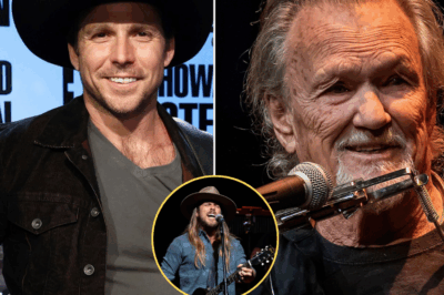“I hope I can do him justice,” Lukas Nelson whispered before stepping onto the stage—and what followed was nothing short of breathtaking. Exactly one year after we said goodbye to Kris Kristofferson, the legendary singer-songwriter whose words and melodies carved themselves into the hearts of generations, Lukas delivered a tribute that felt like pure magic. At 88, Kristofferson left behind a lifetime that could fill many stories, yet his songs continue to speak louder than any eulogy ever could. Lukas took the mic and poured every ounce of reverence, love, and sorrow into “Lovin’ Her Was Easier (than Anything I’ll Ever Do Again),” a song that suddenly felt alive again, as if Kris himself were leaning in to listen. Every note, every pause, every word was wrapped in raw emotion, leaving the audience stunned and teary-eyed. You won’t believe how this tribute brought Kris Kristofferson back to life—watch it before everyone else does