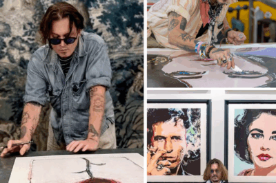 🎨SOLD FOR $1.2M — Johnny Depp’s Secret Painting Sparks Frenzy Over 5 Hidden Words and One Silent Apology 😱🖼️ When Depp’s private artwork sold for $1.2 million, fans gasped — not at the price, but at the message scrawled in the corner: “It’s not art. It’s an apology.” Rumors say a famous ex bought it, but Depp won’t say who. Now, the painting isn’t just art — it’s a mystery. And everyone’s asking the same question: Who was he saying sorry to?