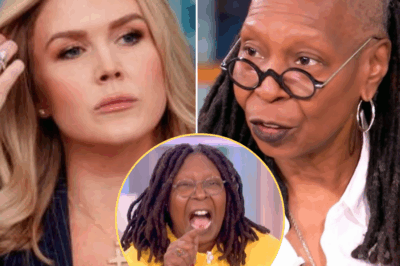 😱“SIT DOWN, BARBIE” BACKFIRES — Karoline Leavitt mocked Whoopi Goldberg live on The View, but just seven seconds later, she was silenced by one brutal sentence. After throwing her jab, the studio went dead silent. Whoopi didn’t flinch — she simply delivered a calm, cutting reply that left Karoline speechless and visibly unraveling. Her confidence collapsed in real time, and viewers say it was the most devastating clapback in live TV history.