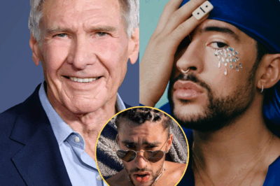 HARRISON FORD BREAKS HIS SILENCE: The 82-Year-Old Legend Who STOOD UP for Bad Bunny — and SHUT DOWN the Super Bowl Critics 😱  No PR script. No studio spin. Just one gravel-voiced icon who’d had enough. As outrage exploded over Bad Bunny’s 2025 Halftime Show — fans demanding “English only” and networks scrambling — Harrison Ford quietly took the mic. One sentence, fifteen words… and the crowd went silent. It wasn’t a speech; it was a statement decades in the making. Why did he speak up when no one else dared? Coincidence — or the moment an old-school hero reminded America who actually owns the stage? Watch before tonight’s replay; they might not air it twice.