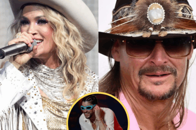 🚨PLOT TWIST: Carrie Underwood & Kid Rock REPLACE Bad Bunny for Super Bowl Halftime — Facebook Uncles Rejoice 🇺🇸🎤 It’s official — Bad Bunny is OUT. Carrie and Kid Rock are IN. The NFL just dropped the most unexpected halftime pivot of the decade — unless you’re a Facebook uncle, in which case… called it. Country meets chaos, glitter meets grit — and the internet’s already melting down. Is this redemption? Regression? Or just America being America? Brace yourself. This halftime show just went full wildcard.
