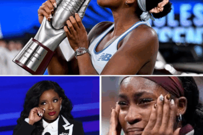 🎉HOMETOWN HERO: Coco Gauff Returns to a Giant Surprise — and a 12-Word Tribute That Left Her in Tears 😭🎾💥 After winning the 2025 Wuhan Open, Coco Gauff came home to a stunning sight — a giant headband hanging from the city’s tennis center. But the real moment came when Congresswoman Jasmine Crockett joined her on stage and said: “Coco Gauff is a powerful visual icon for American women… She deserves to shine.” Then came Jasmine’s 12-word tribute — and Coco’s face lit up with pure joy.