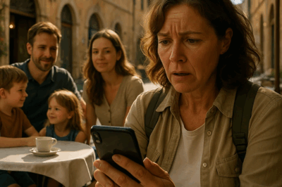 (CH1) At A Trip To Italy With My Kids, I Got A Text: “Leave Quietly. Don’t Trust Your Son And His Wife”