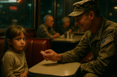 (CH1) At a quiet roadside diner, a three-year-old girl curled her tiny hand into an S.O.S. signal. A soldier, seated a few booths away, spotted and casually offered her a piece of candy.