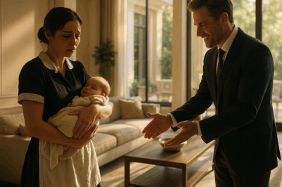 (CH1) HUMBLE SERVANT TAKES HER BABY DAUGHTER TO WORK… AND THE MILLIONAIRE’S GESTURE LEFT EVERYONE IN SHOCK