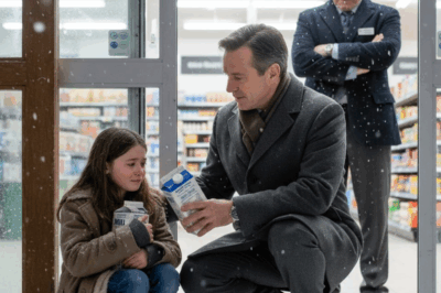 ch1💔“Get out! And don’t you ever come back!” The door hit the frame, and the cold hit Emily Carter. Ten years old, tears on her face, nothing in her hands but a torn jacket and a crushed box of milk. She wasn’t a thief—just desperate.