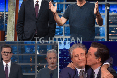 🎙️💥 THE SECRET BEHIND THE LATE-NIGHT REBELLION SHOCKING HOLLYWOOD — WHEN COMEDY LEGENDS RISE UP AGAINST THE MEDIA EMPIRE 📺⚠️ What started as whispers in the writers’ rooms has now exploded into a full-scale rebellion shaking the foundations of Hollywood. Comedy powerhouses like Stephen Colbert, Jimmy Kimmel, John Oliver, and others are reportedly joining forces — not for a skit, but for a statement. Behind closed doors, sources say they’ve grown tired of corporate scripts, editorial censorship, and “safe” comedy. Now, they’re plotting something bigger: a new platform, a new tone, and a direct challenge to the networks that made them. 👇👇👇