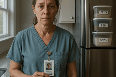 Coming home after a 26-hour nursing shift, I saw a refrigerator in the kitchen — my daughter-in-law said: ‘This is mine; from now on, Mother, buy your own portion.’ I smiled, quietly prepared a ‘gift’ that made them wake up the next morning in tears.