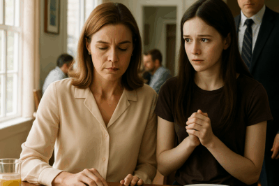 (nk) During dinner, my daughter quietly slipped a folded note in front of me. “Pretend You’re Sick And Get Out Of Here,” it read. I didn’t understand — but something in her eyes made me trust her. So I followed her instructions and walked out. Ten minutes later… I finally realized why she warned me.