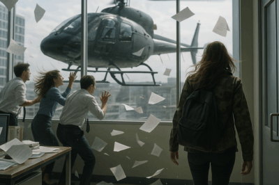 They Mocked the Woman in Camo at Work — Until a Black Hawk Landed to Pick Her Up