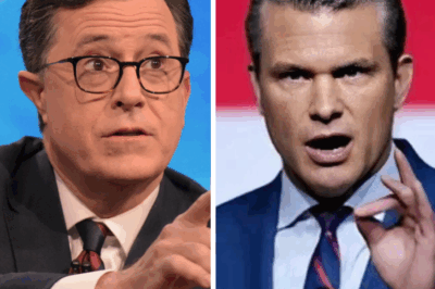 🔥📺 BREAKING: STEPHEN COLBERT EXPLODES ON PETE HEGSETH LIVE ON AIR — “A FIVE-STAR DOUCHE!” CROWD ERUPTS IN SHOCK AND CHAOS 😱🎙️ What began as a typical Colbert monologue quickly turned into a late-night moment for the history books. Mid-rant, Stephen Colbert unleashed a fiery takedown of Fox News host Pete Hegseth — “a five-star douche!” he shouted, sending the audience into stunned laughter and audible gasps. The studio lost it. Online reaction? Immediate and explosive. While some fans called it “the most savage line of the year,” others questioned if Colbert went too far. Either way, the clip is everywhere. 👇👇👇