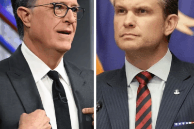 🎤🔥 COLBERT UNLEASHES ON PETE HEGSETH DURING LIVE TAPING — “FIVE-STAR DOUCHE?” THE LINE THAT STOPPED THE ROOM COLD ⚠️📺  The audience came for laughs — but got a verbal grenade instead. During a fiery monologue, Stephen Colbert veered off-script and fired a brutal shot at Pete Hegseth, calling him a “five-star douche” in front of a stunned crowd. What followed was equal parts chaos and disbelief. Gasps. Cheers. Total silence. Then the internet exploded. Critics are calling it “a step too far.” Fans? They’re calling it iconic. Either way, late-night just got a lot louder. 👇👇👇