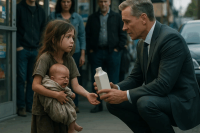 “I’ll pay you back when I’m grown up,” the homeless girl pleaded with the millionaire, asking for a small box of milk for her baby brother who was crying from hunger — his response stunned everyone around.