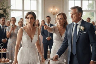 At My Sister Wedding, My Parents Demanded That I Give Her My $450K House, Which I Had Bought With My Own Hard Work, As A Gift. When I Firmly Refused, My Dad Exploded With Anger. He Grabbed A Metal Cake Stand And Struck Me On The Head So Hard That I Stumbled, Hit The Table, And Was Badly Injured. But Sudden My Sister’s Fiancé Revealed A Shocking Truth That Completely Shattered My Parents’ World…