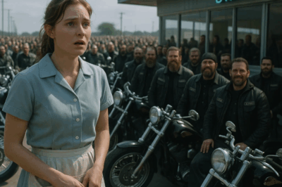 Poor Waitress Refuses Payment After Feeding 5 Broken Bikers, 48 Hours Later 800 Hells Angels Surround…