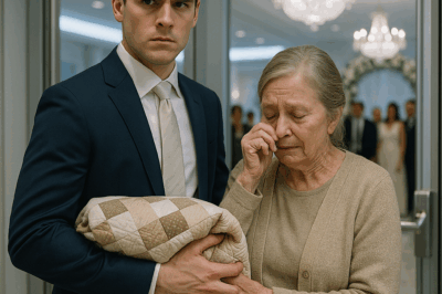 At My Grandson’s Wedding, His Bride Laughed at the Quilt I Made — Minutes Later, He Did Something That Ended the Wedding and Cost Her Everything.