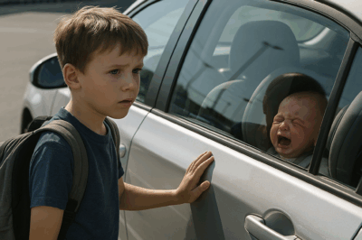 An eight-year-old boy saved a child from a locked car, causing him to be late for class and get scolded – but soon something unexpected happened