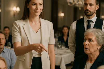 My Mother-in-Law Laughed at Me in a Restaurant and Said I Didn’t Belong in the Family — She Went Pale When the Manager Asked If I Wanted Her Removed
