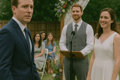 I went to my ex-wife’s wedding just to humiliate her for marrying a poor man… but when I saw the groom, my legs shook and I ran out in tears.