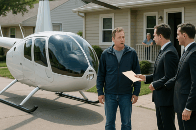 A Mechanic Helped a Woman in the Rain. Two Days Later, a Helicopter Landed in Front of His House…