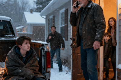 He had been locked out, starved, and silenced for three years—until one snowy afternoon when someone finally asked, “Why are you outside?” and the truth rewrote their entire future.