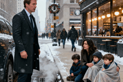 “A millionaire saw his ex-girlfriend begging on the street with three children who looked a lot like him — what happened next will break your heart.”