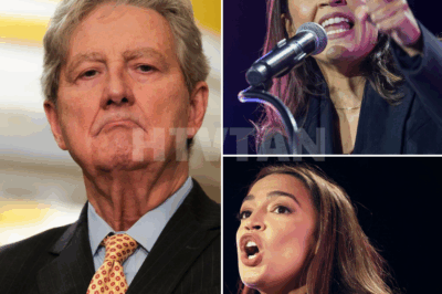 AOC TALKED OVER HIM SIX TIMES — BUT KENNEDY’S FINAL LINE SHUT DOWN THE ROOM AND BROKE THE INTERNET 🔥 It wasn’t a shouting match. It was something colder. During a tense segment on Capitol Hill, Rep. Alexandria Ocasio-Cortez interrupted Senator John Kennedy again and again — six times in a row, pressing her point, raising her voice. Kennedy didn’t raise his. He waited. Then, on the seventh try, he leaned forward and said something so sharp, so unexpected — AOC had no response. Not one word. The chamber fell completely silent. No comeback. No deflection. Just stunned faces. What did he say? Why did it hit so hard? And why is the Internet calling it “the moment the momentum flipped”? One sentence. That’s all it took. And now, clips of the moment are everywhere. Full exchange, full quote, full fallout — waiting in the first comment 👇