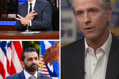 CH1 He said, “You want the truth? Hear this” — Ch@os ERUPTS as Gavin Newsom plays a SECRET RECORDING live on air, leaving Kash Patel stunned after calling him “UNFIT” — and now he’s teaming with Stephen Colbert to launch what insiders call a LATE-NIGHT REVOLUTION that’s about to expose everything…