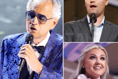 (CH1) BOCELLI’S SUPERNOVA MOMENT: WORLD-FAMOUS TENOR DEFIES SUPER BOWL, BACKS ‘FAITH & FREEDOM’ SHOW WITH ERIKA KIRK 🇺🇸🎶  No one saw this coming. Not from him. Not now. Not like this.  Andrea Bocelli, one of the most beloved classical voices in the world, has officially joined the “All-American Halftime Show” — a bold, values-driven counter-event airing at the exact same time as the Super Bowl.  Organized by Turning Point USA and fronted by Erika Kirk, the widow of Charlie Kirk, this isn’t just a show. It’s a statement.  Patriotism over pageantry. Faith over flash. Conviction over corporate spectacle.  Bocelli’s team hasn’t released a formal comment — yet. But insiders confirm he’s already recorded a breathtaking performance meant to remind America of what “timeless” really sounds like.  NFL execs are reportedly unfazed. Social media? Absolutely on fire.  Is this the beginning of a cultural pivot? Or just a symbolic rebellion?  Either way, one thing’s clear: This year, halftime is no longer owned by the NFL.  Full artist lineup, exclusive leaks, and what Bocelli’s team won’t say publicly — all in the first comment 👇
