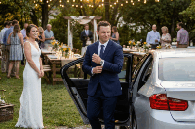“My ex-wife now only deserves some construction worker” – I bragged arrogantly to my friends before driving my BMW to the wedding just to laugh in her face. Little did I know that the moment I saw the groom standing on the altar, I froze, quietly turned my car around, and drove away in tears.