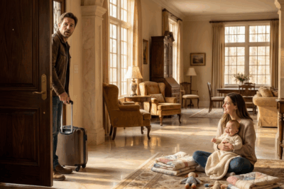 Millionaire on the Way to the Airport Sees a Beggar with a Baby in the Rain and Gives Her the Keys to His House… But When He Returns, He’s Shocked by What He Finds…